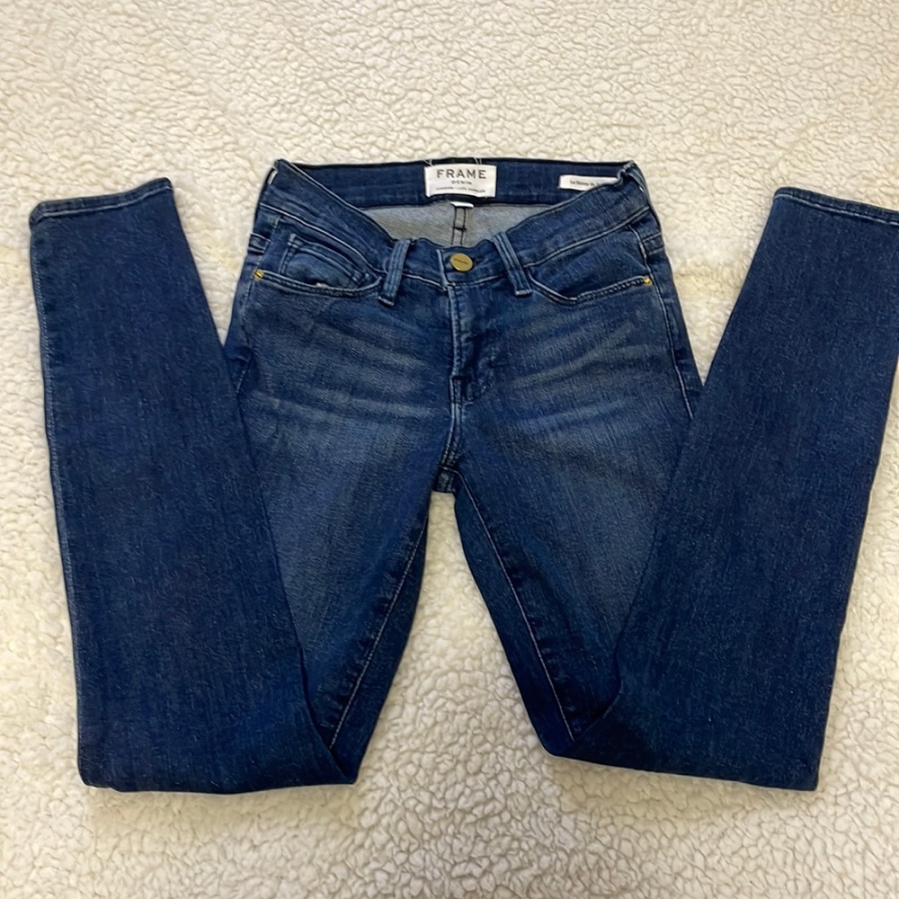 FRAME Women’s Jeans. Le Skinny de Jeanne Crop